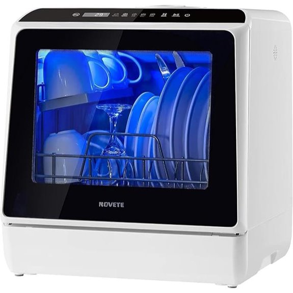 NOVETE Portable Countertop Dishwasher with Multiple Functions