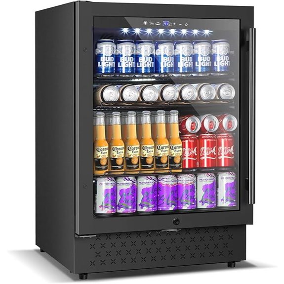 24-Inch Beverage Cooler with Glass Door