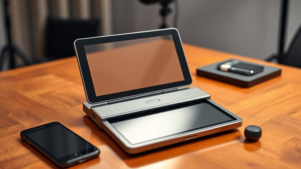 compact portable teleprompter features