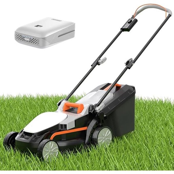 Litheli Cordless Electric Lawn Mower with Battery