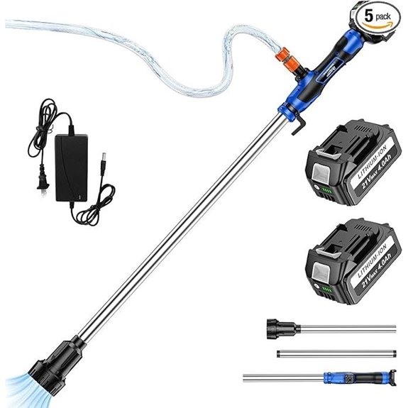 ARyee Cordless Water Transfer Pump with Batteries