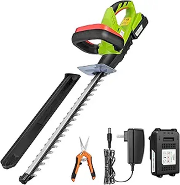VIVOSUN 20 Cordless Hedge Trimmer with Battery