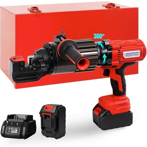 LOSCHEN 360° Cordless Hydraulic Rebar Cutter (Li-ion Battery)