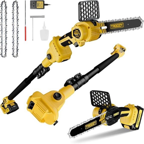 2-in-1 Cordless Pole Saw & Chainsaw (21V)