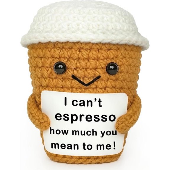 Coffee Lovers Gifts for Women Men Cute Espresso Cup