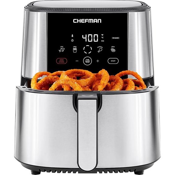 Chefman TurboFry Touch Air Fryer 8 Qt Digital