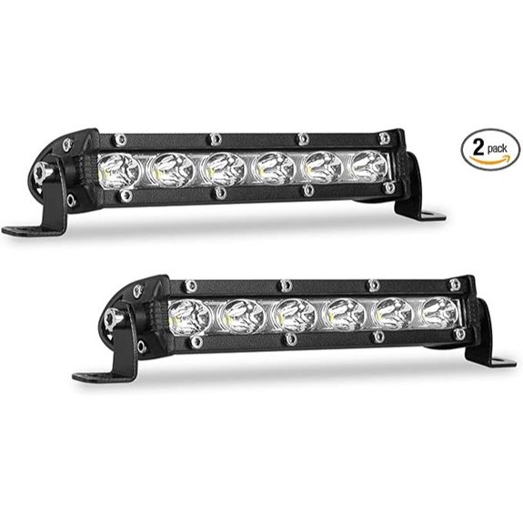 BEAMCORN 7-Inch LED Light Bar 2-Pack