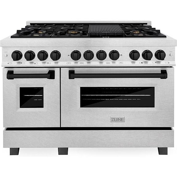 ZLINE Autograph 48 Dual Fuel Range with Ovens