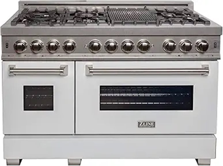 ZLINE 48 Dual Fuel Range with 2 Ovens