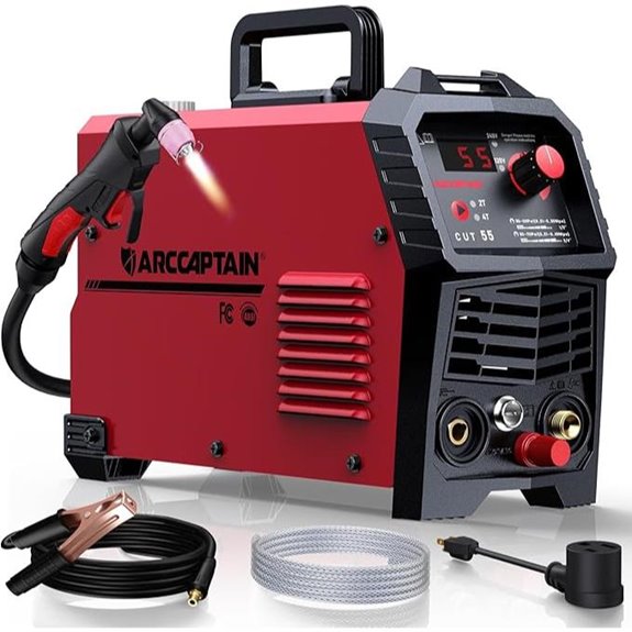 ARCCAPTAIN 55A Plasma Cutter Dual Voltage Easy Cut