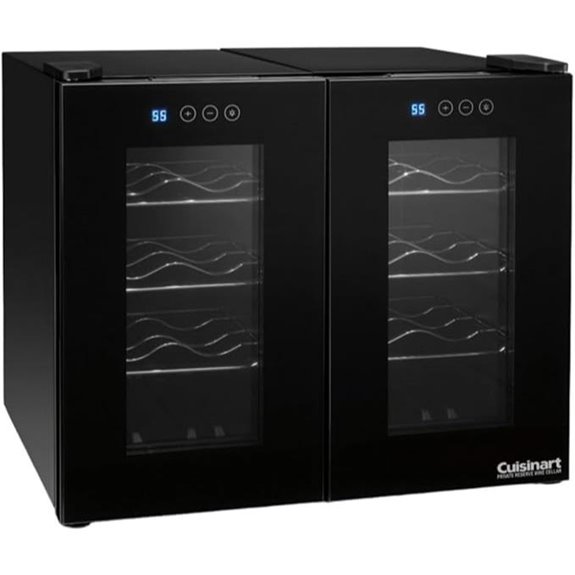 dual zone 16 bottle wine cooler