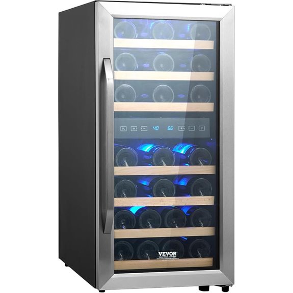 dual zone wine cooler