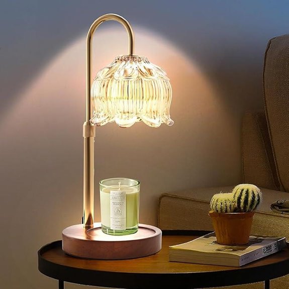 GEEZO Electric Candle Warmer Lamp with Timer