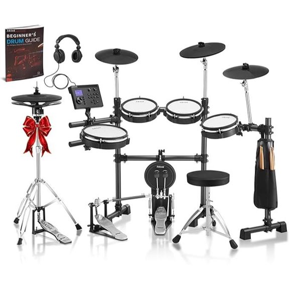AKLOT Electric Drum Set with 460 Sounds and MIDI