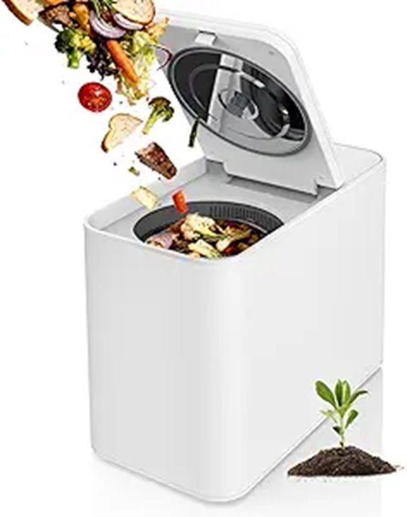 3L Electric Composter for Kitchen with Auto-Cleaning