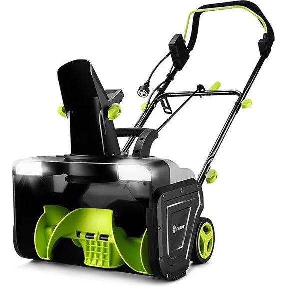 DEKOPRO 20-Inch Electric Snow Blower with LED Lights