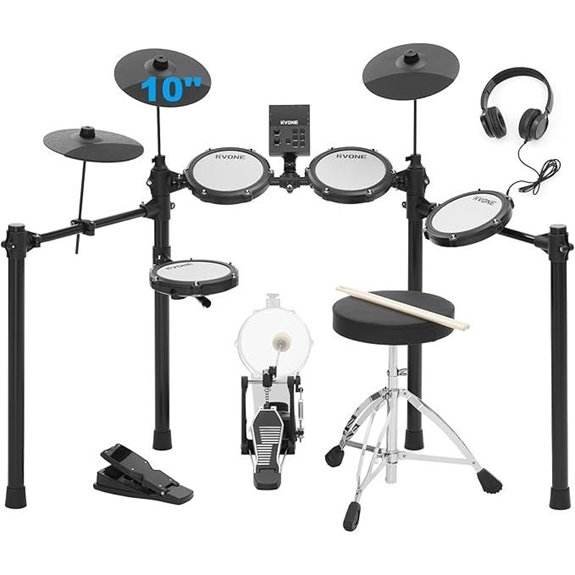 Electric Electronic Drum Set with Accessories