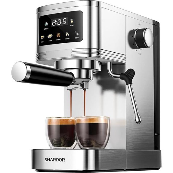 espresso machine with frother