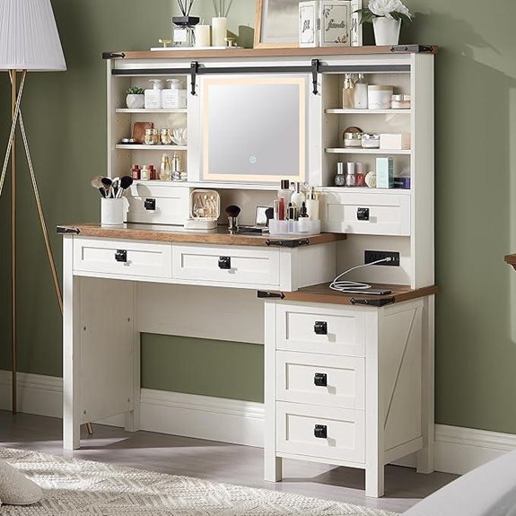 T4TREAM 48 Farmhouse Vanity with Mirror & Lights