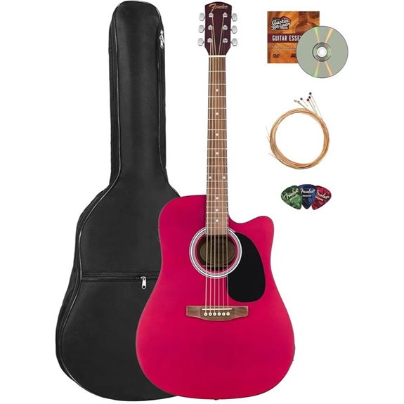 Fender FA Dreadnought Acoustic-Electric Guitar Bundle