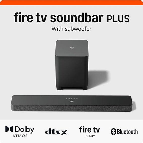Amazon Fire TV Soundbar Plus with Subwoofer