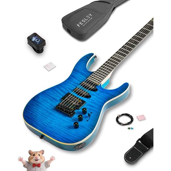 39 Electric Guitar Kit with Flame Maple Top