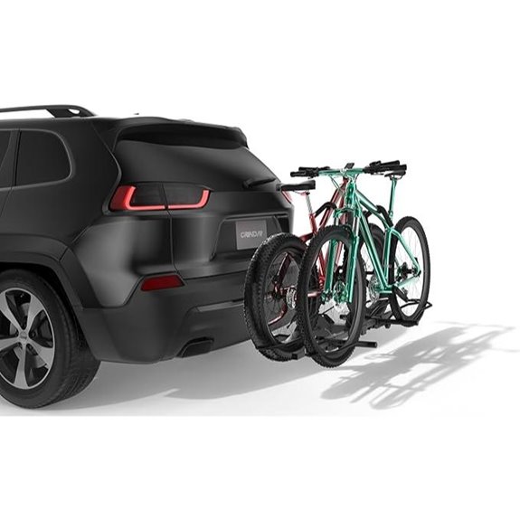 Car Hitch Bike Rack 2-Bike Foldable Tilt Lock