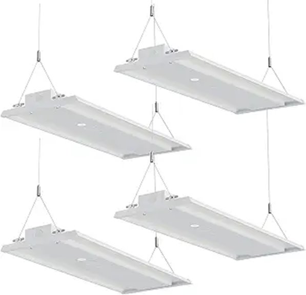 300W LED Linear High Bay Lights (4-Pack)