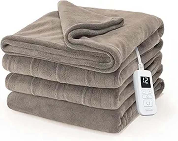 Sunbeam Royal Luxe Microplush Heated Blanket Full Size