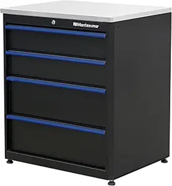 Montezuma Garage Tool Storage Workbench with Locking Drawers