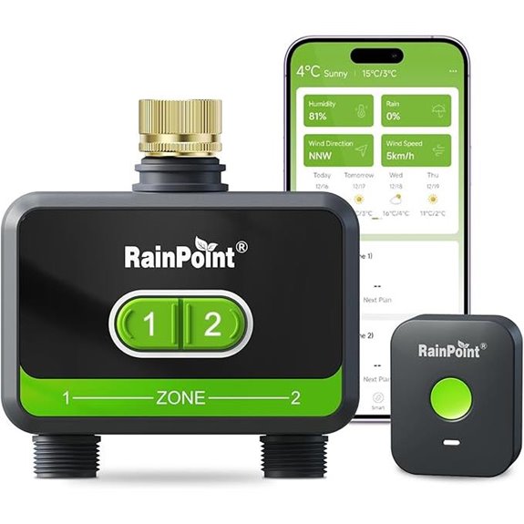 RainPoint WiFi Water Timer for Garden Hose