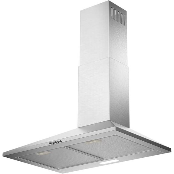 Germany 30 Wall Mount Range Hood with Charcoal Filter