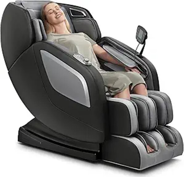 Zero Gravity Shiatsu Massage Chair with LCD Screen