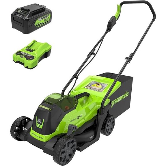 Greenworks 24V 13” Brushless Cordless Lawn Mower