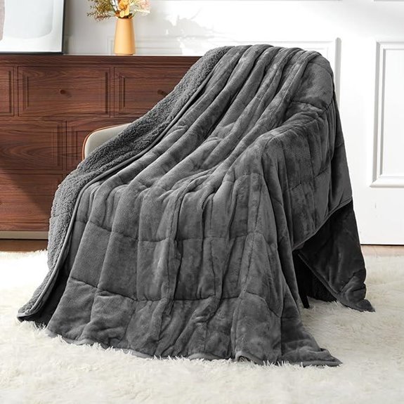 Uttermara Queen Weighted Blanket 15lbs Grey
