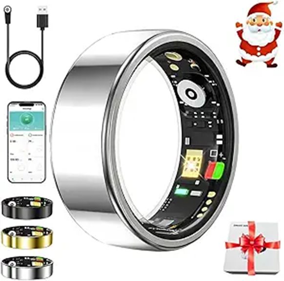 Smart Ring White Elephant Gifts with Health Features