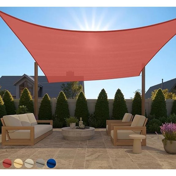 GORILLA GRIP Sun Shade Canopy 12x12 FT UV Protection