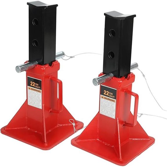 22 Ton Heavy Duty Adjustable Car Jack Stands