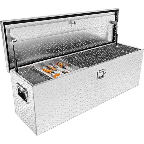 YITAMOTOR 48 Heavy Duty Aluminum Truck Toolbox
