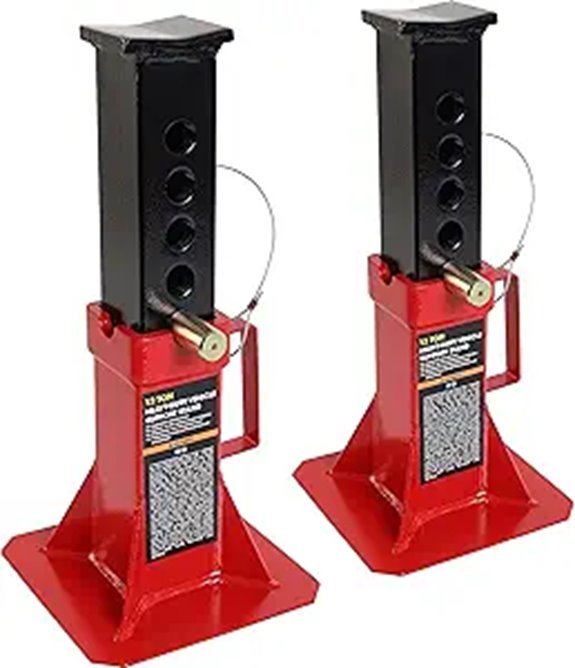 Torin Heavy Duty 12 Ton Car Jack Stand (Pair)