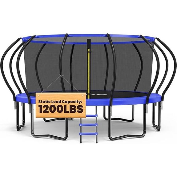 ORCC 1200LBS Capacity Outdoor Trampoline for Kids & Adults