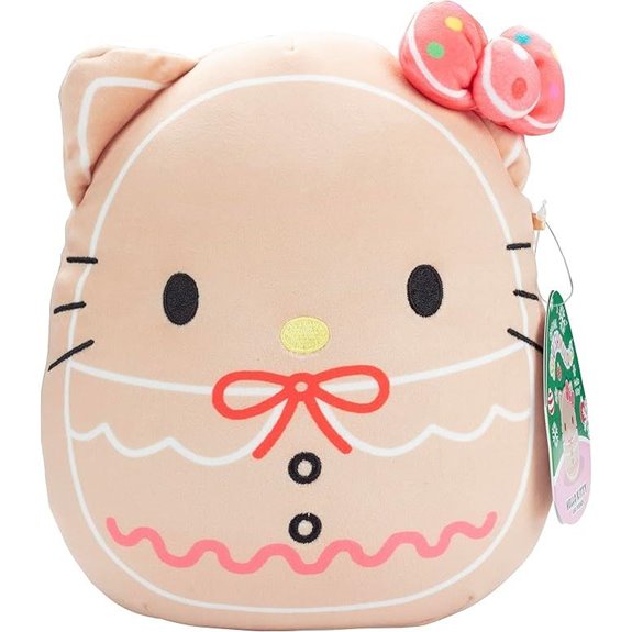 Squishmallows Hello Kitty Gingerbread Plush (8-Inch)
