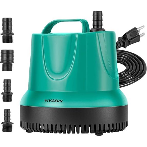VIVOSUN 1150GPH Submersible Pump for Aquarium