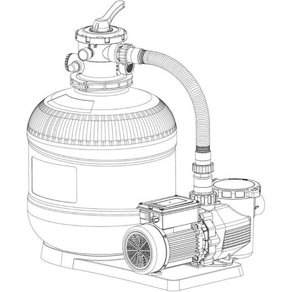 AQUASTRONG 2HP Pool Sand Filter Pump 5186 GPH