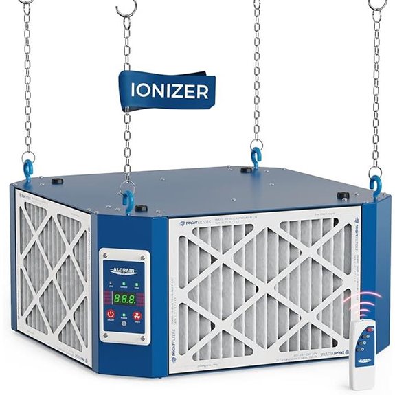 AlorAir 1350 CFM Air Filtration System with Ionizer