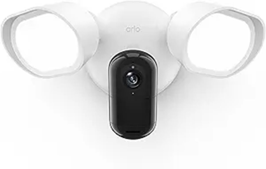 Arlo Wired Floodlight Security Camera with 2K HDR