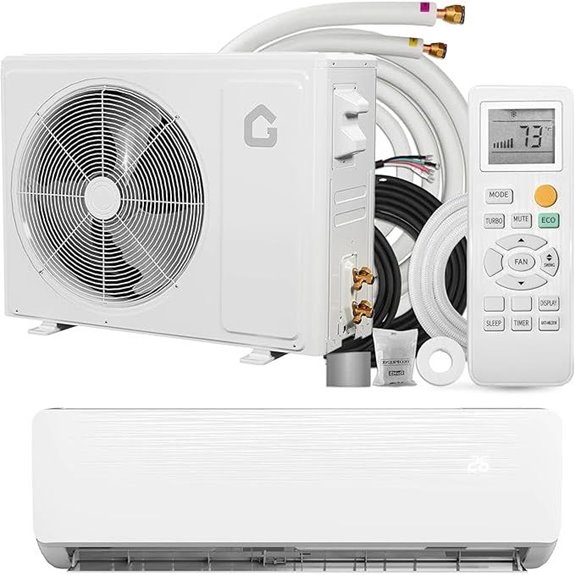 18000 BTU 19 SEER2 Ductless Mini Split AC Heat Pump