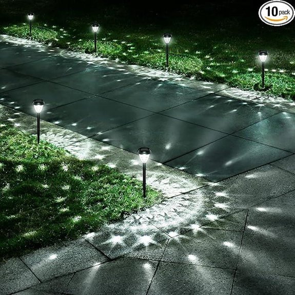 Super Bright Solar Pathway Lights 10 Pack