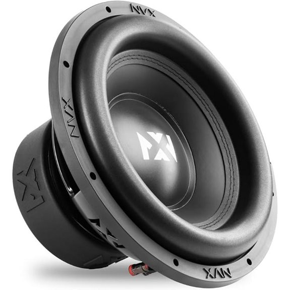 NVX YSW122 1600W Peak (800W RMS) Y-Series 12 Dual 2-Ohm Car Subwoofer