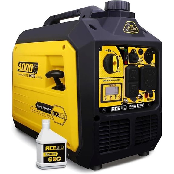Aceup 4000W Portable Gas Generator for Home and RV